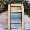 Mini rustic washboard, rustic shelf sitter